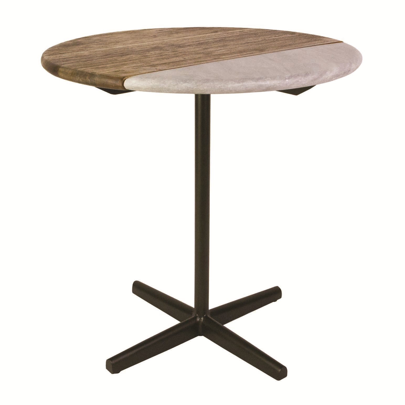 Triboa Bay Romblon Round End Table - Vintage Butternut